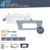 Ultra Slim Recessed light - 4 inch Square