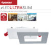 (4-POUCES) Lumière encastrée ultra mince - 4 pouces carrés - 3 options de Température de lumière intégrées – Image 2