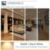 4 inches LED Ultra Slim Recessed Lights, 9W, 750 Lumens, White with Black trim included - Image 5