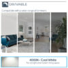 3 inches LED Ultra Slim Recessed Lights, 6W, 450 Lumens, White with Black trim included - Image 5