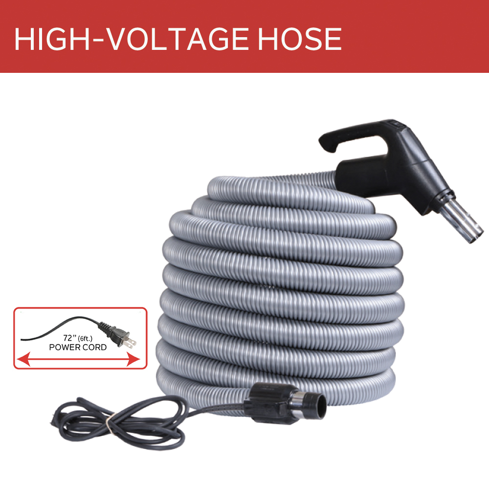 High-Voltage hose with pigtail - Fits in most inlets