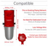 710 AIRWATTS Self-Cleaning Hybrid Central Vacuum System, 8.4'' (21.34 cm) AMETEK LAMB By-Pass Commercial Grade Motor, 32L / 8.45 Gal. - Image 7