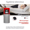 Aspirateur central hybride 700 AIRWATTS, cuve de 35 L (9,25 gal), utilisable avec ou sans sacs filtrants jetables - Image 5