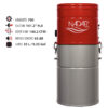 Aspirateur central hybride 700 AIRWATTS, cuve de 35 L (9,25 gal), utilisable avec ou sans sacs filtrants jetables
